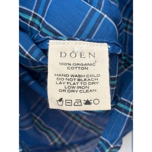 NWT DOEN O'Keeffe Top in Park Lane Plaid XS - Picture 6 of 13